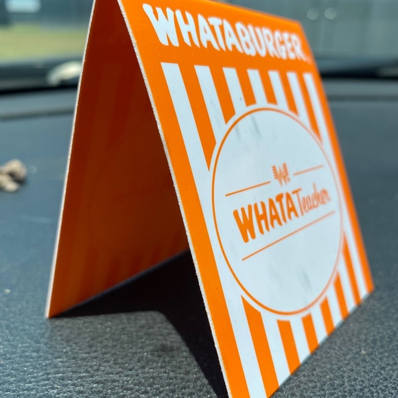 What-a-Teacher plastic table tents - Picture 8 of 9